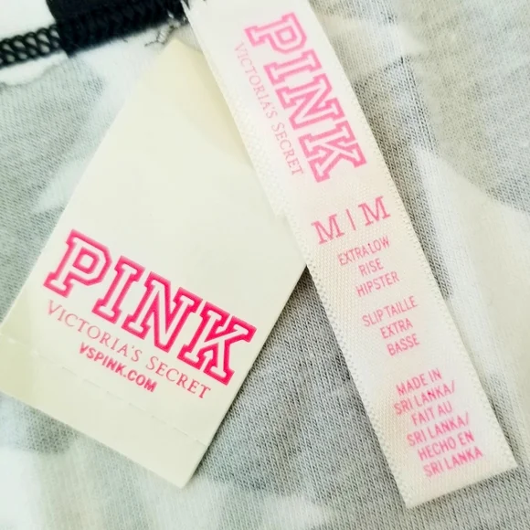 Victoria's Secret PINK Vintage Fashionshow Cotton Glitter Stars Panty NWT - Picture 6 of 12